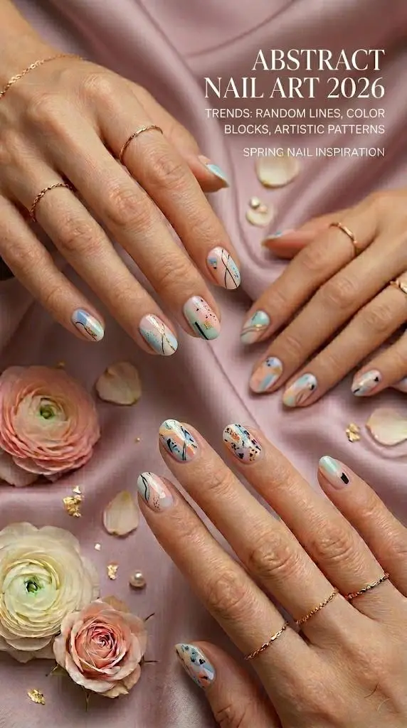 Abstract Nail Art