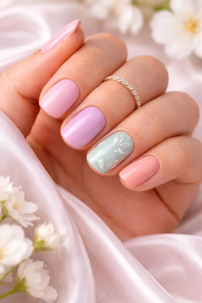 Best Colors for Spring Short Nails