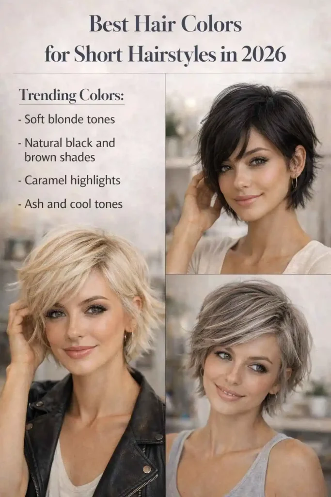 Best Hair Colors for Short Hairstyles in 2026