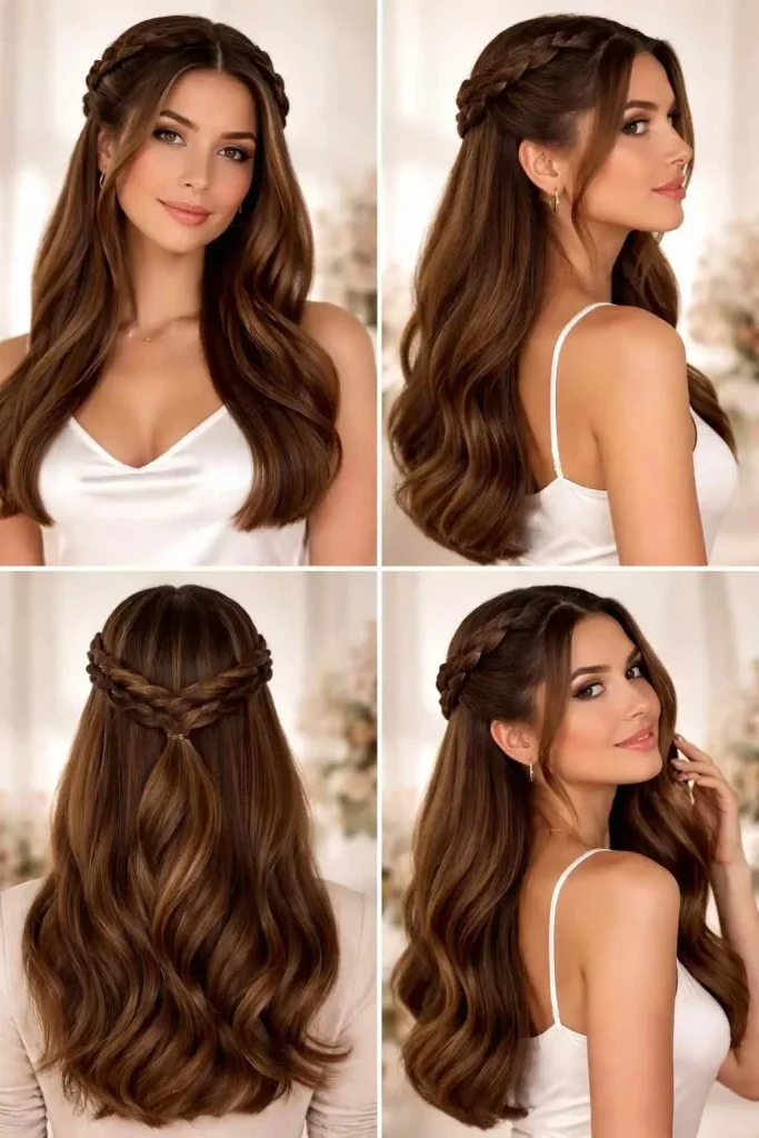 Braided Crown Look