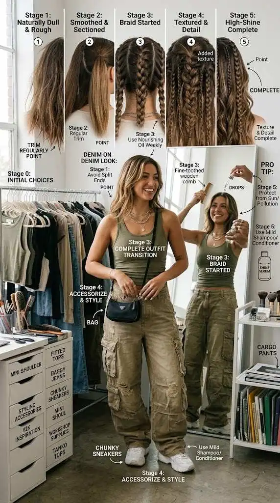 Cargo Pants with Tank Tops