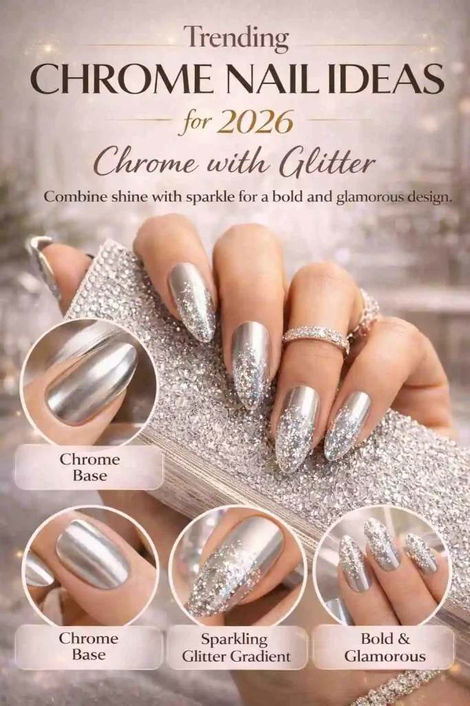 Chrome with Glitter