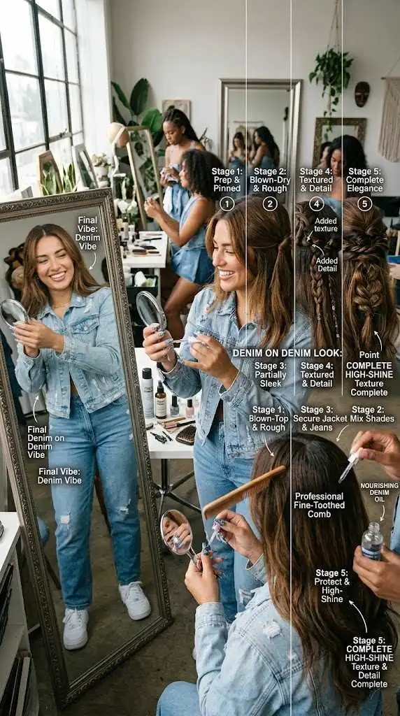 Denim on Denim Look