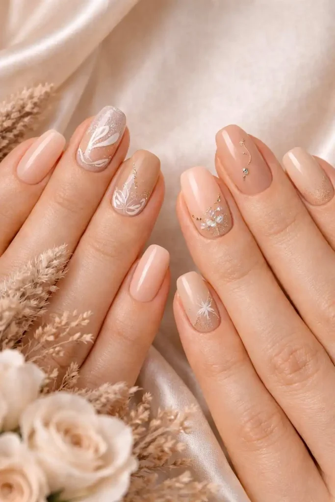 Desert Nude Nails