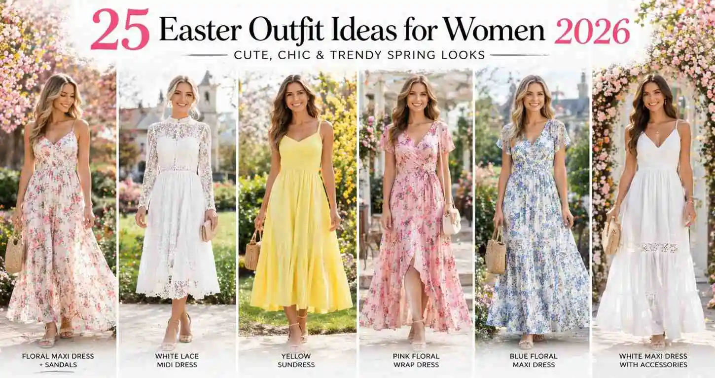 25 Easter Outfit Ideas for Women 2026 | Cute, Chic & Trendy Spring Looks 25 Easter Outfit Ideas for Women 2026 | Cute, Chic & Trendy Spring Looks