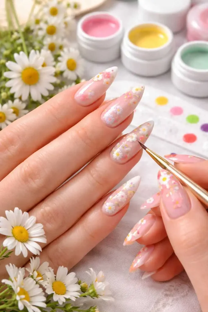 Floral Nail Art