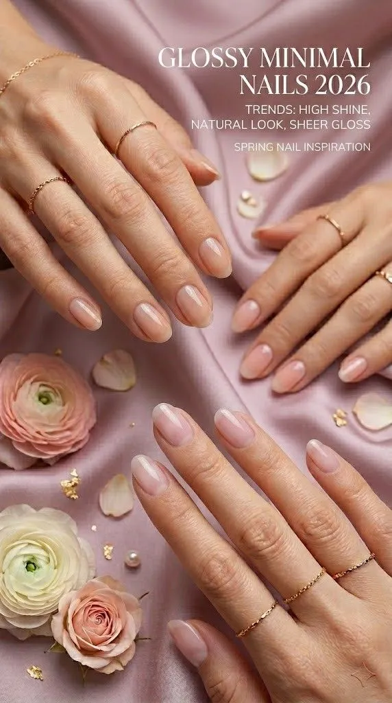 Glossy Minimal Nails