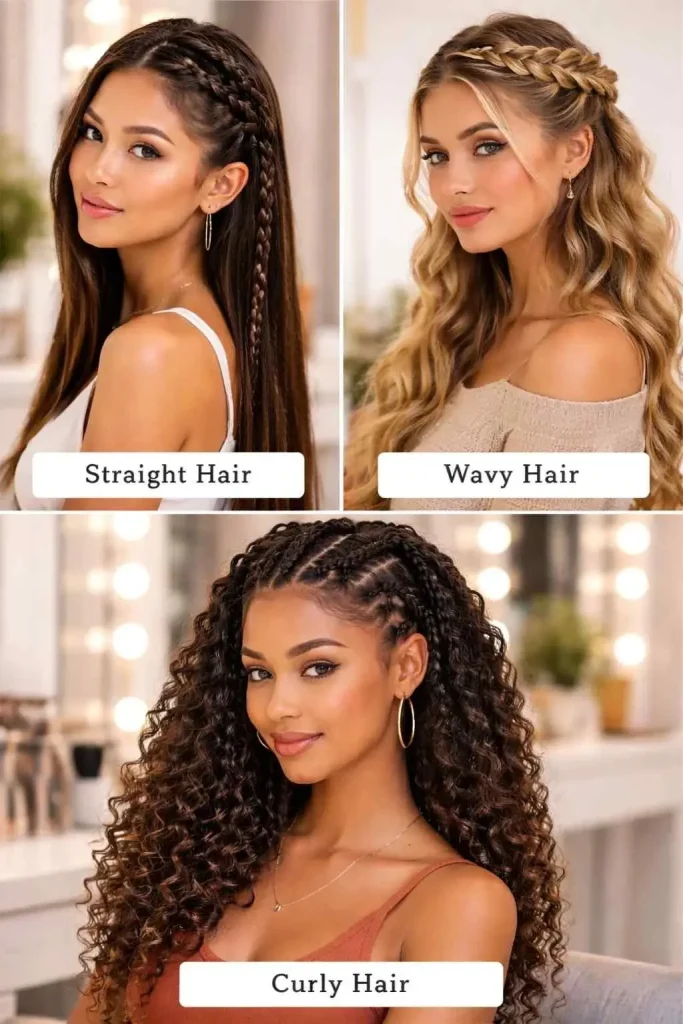 Hairstyles Braids for Different Hair Types