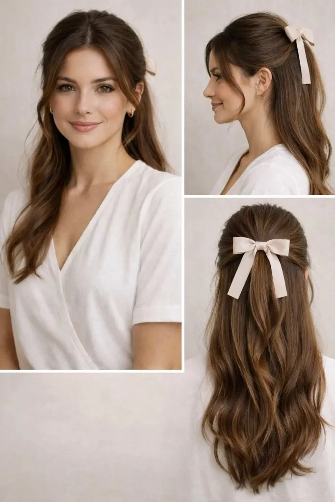 Half-Up Half-Down Style