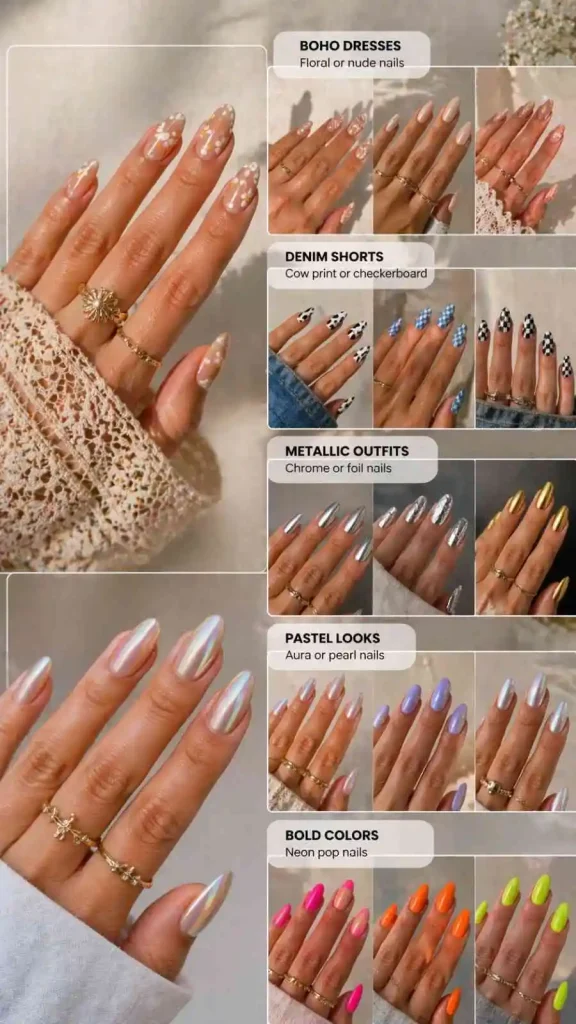 How to Match Coachella Nails With Outfits