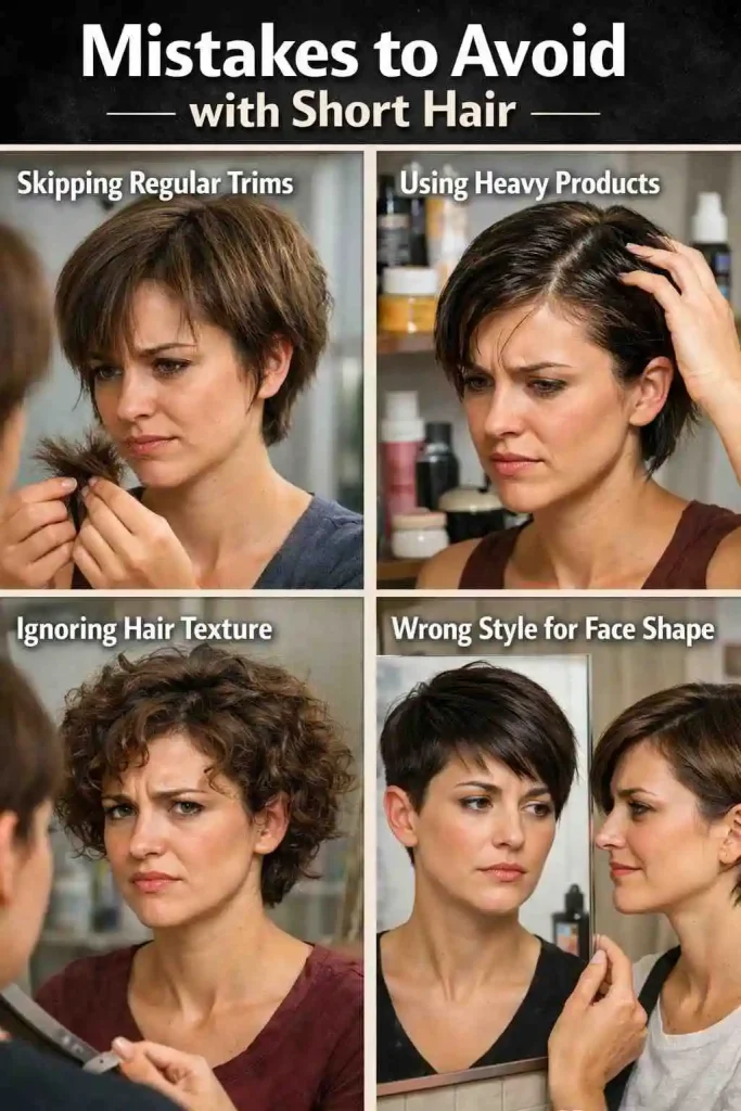 Mistakes to Avoid with Short Hair