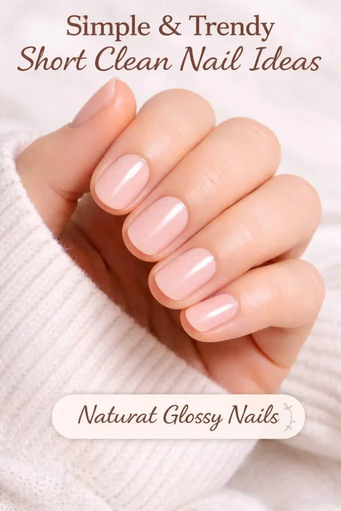 Natural Glossy Nails