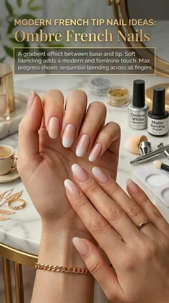 Ombre French Nails