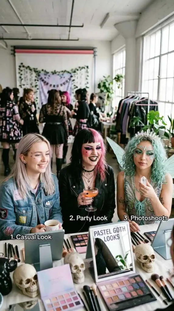 Pastel-Goth-Makeup-for-Different-Occasions