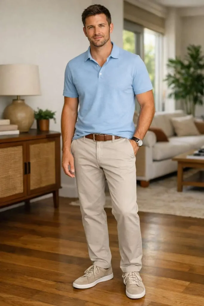 Polo Shirts with Chinos
