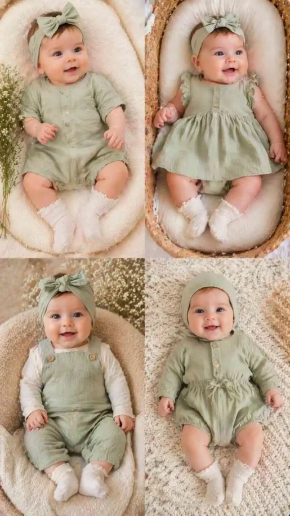 Sage Green Linen Blend Outfit