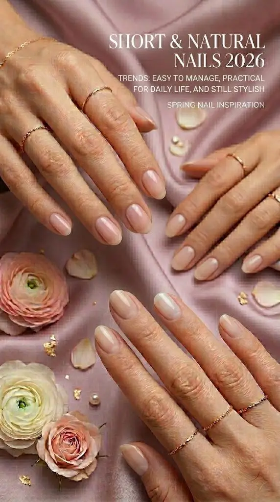 Short and Natural Nails