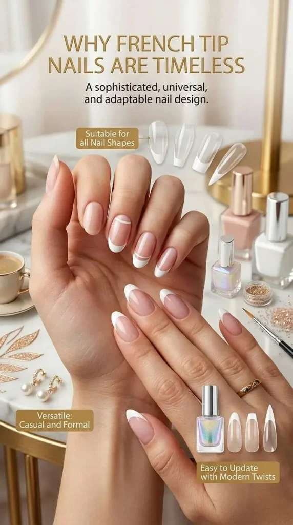 WhyFrenchTipNailsAreTimeless